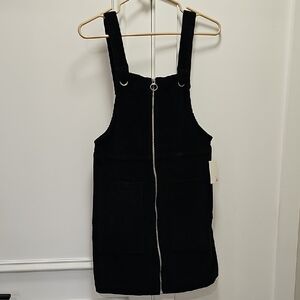 SO Black Corduroy Overall Dress Brand New W/tags SZ: S